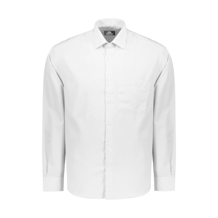 پیراهن مردانه نوفل - NOFEL مدل G 000W رنگ سفید