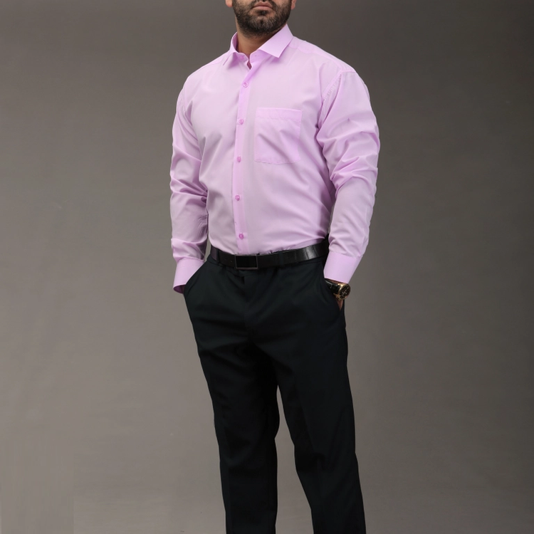 پیراهن مردانه نوفل - NOFEL مدل C 0039 رنگ یاسی