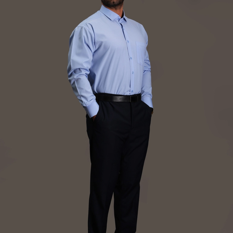 پیراهن مردانه نوفل - NOFEL مدل A 0020 رنگ آبی