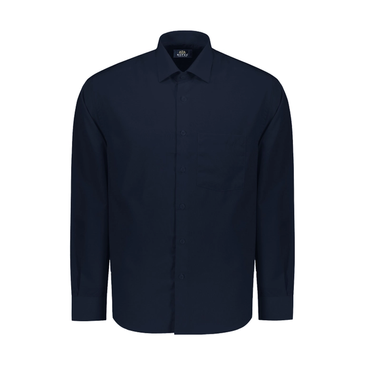 پیراهن مردانه نوفل - NOFEL مدل P 0038 رنگ سرمه ای تیره