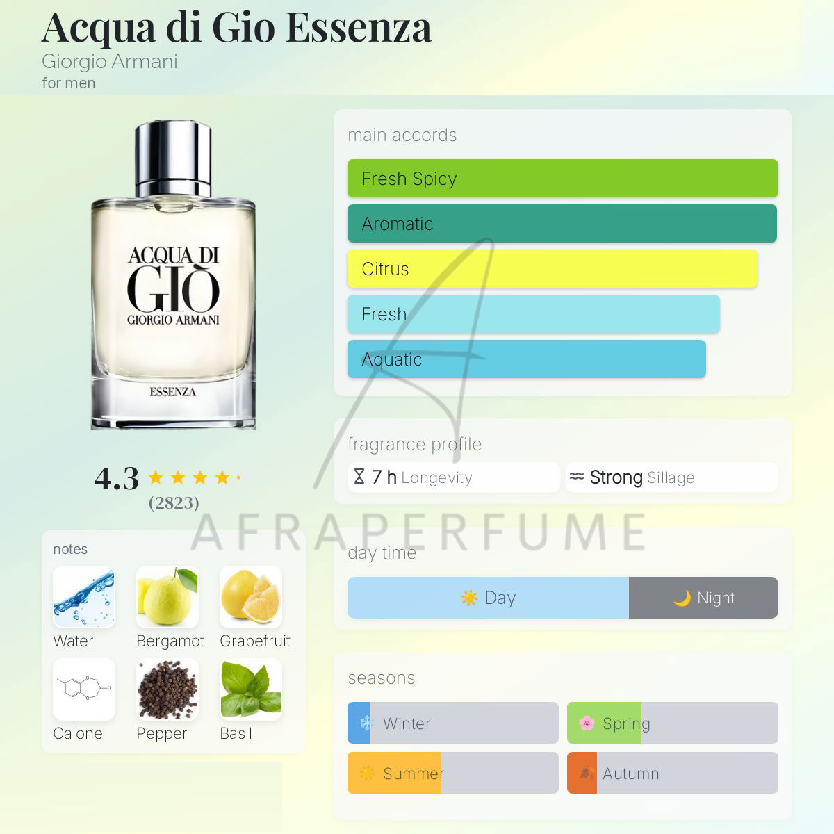 عطر ادکلن آکوا دی جیو اسنزا-جیو نقره ای | Giorgio Armani Acqua di Gio Essenza
