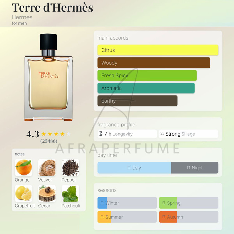 عطر ادکلن هرمس تق هرمس | Hermes Terre d’Hermes 100 ml