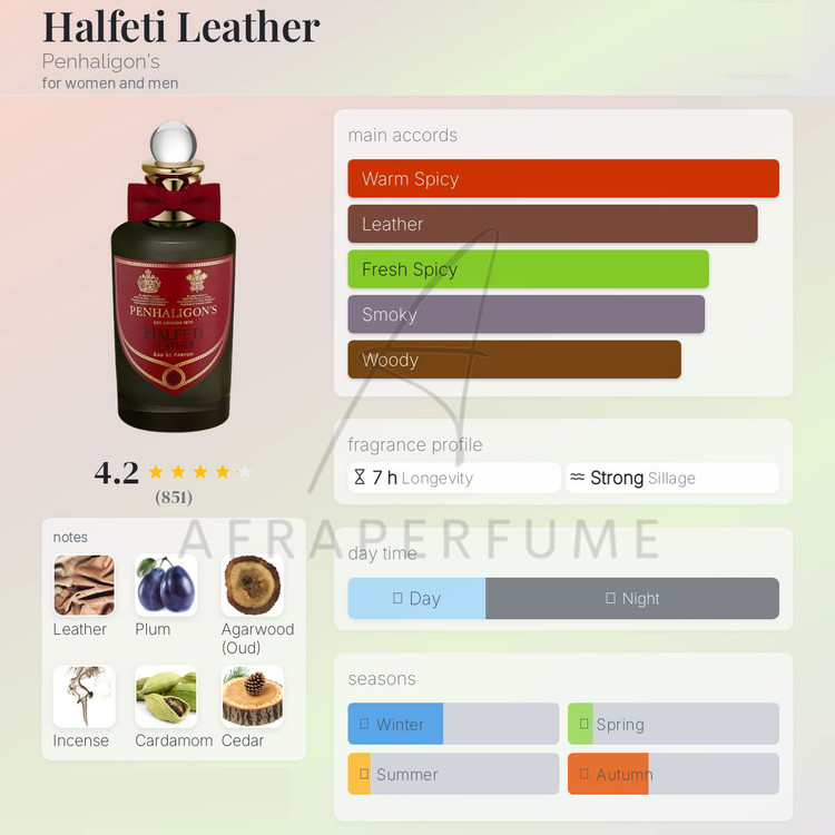 عطر ادکلن پنهالیگونز هالفتی لدر | Penhaligon’s Halfeti Leather