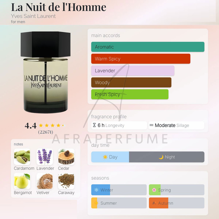 عطر ادکلن ایو سن لورن لا نویت لهوم | Yves Saint Laurent La Nuit de L Homme