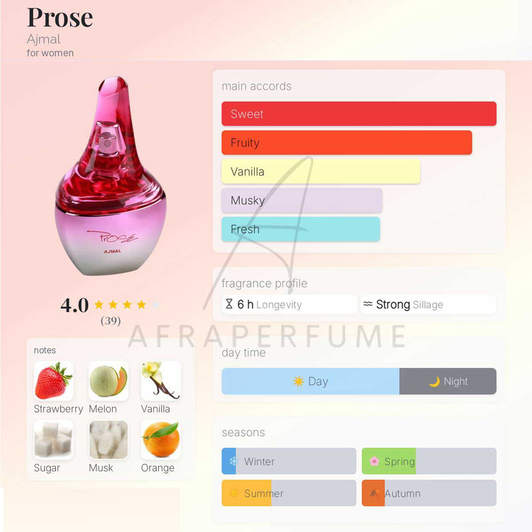 عطر ادکلن اجمل پروز | Ajmal Prose