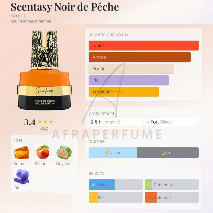 عطر ادکلن آرماف سنتاسی نویر د پچ | Armaf Scentasy Noir de Pêche