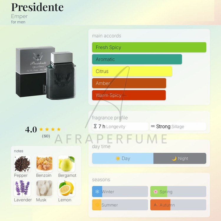 عطر ادکلن امپر پرزیدنت | Emper Presidente