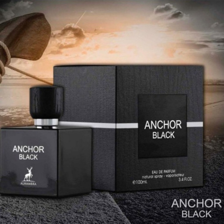 عطر ادکلن الحمبرا آنچور بلک (مشابه لالیک مشکی) | Alhambra Anchor Black