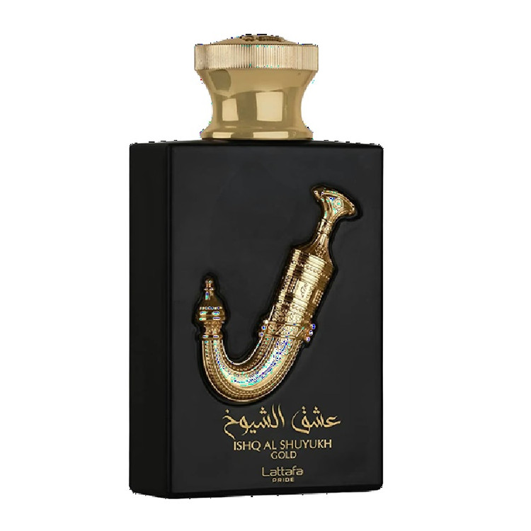 عطر ادکلن لطافه عشق ال شیوخ گلد (مشابه ایو سن لوران بیبی کت) Lattafa Ishq Al Shuyukh Gold