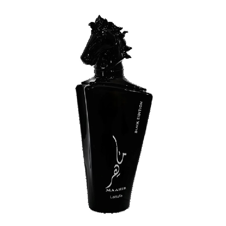 عطر ادکلن لطافه ماهر بلک ادیشن (مشابه اورتو پاریسی ترونی و لالیک مشکی) Lattafa Maahir Black Edition