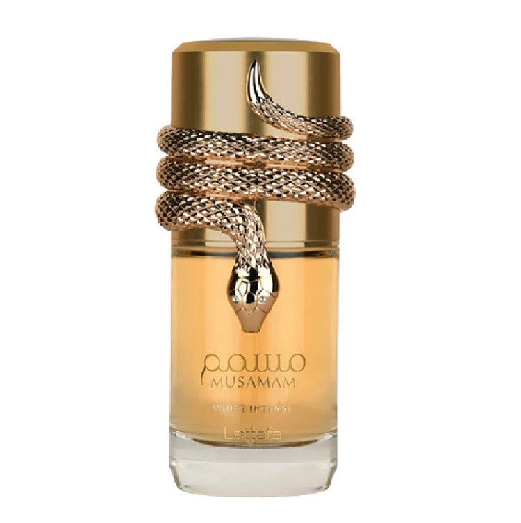 عطر ادکلن لطافه مسمم وایت اینتنس (مشابه ورساچه کریستال نویر) Lattafa Musamam White Intense