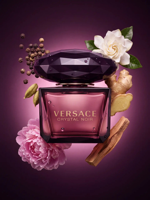 عطر ادکلن ورساچه کریستال نویر ادوپرفیوم ورساچه مشکی | Versace Crystal Noir
