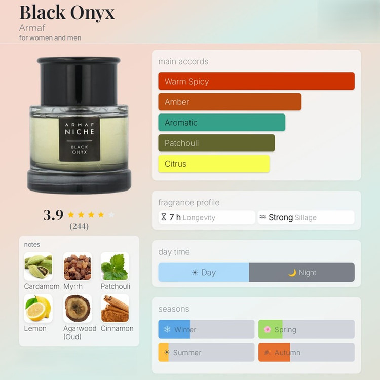 عطر ادکلن آرماف بلک اونیکس (سری قدیم) Armaf Black Onyx