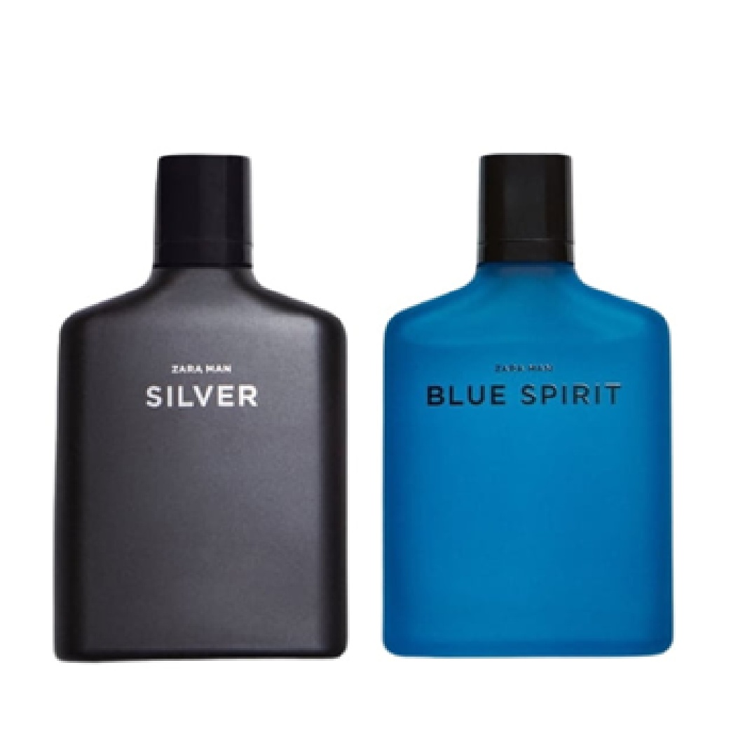 عطر ادکلن زارا دوقلو بلو اسپریت + سیلور  ZARA BLUE SPIRIT + SILVER