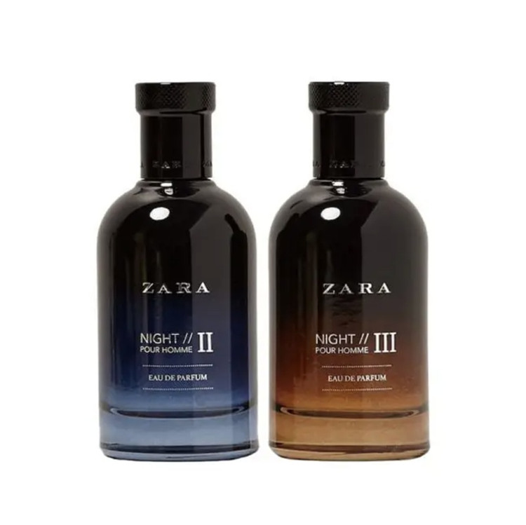 عطر ادکلن زارا نایت دو و سه (دو قلو) | ZARA NIGHT POUR HOMME II + III
