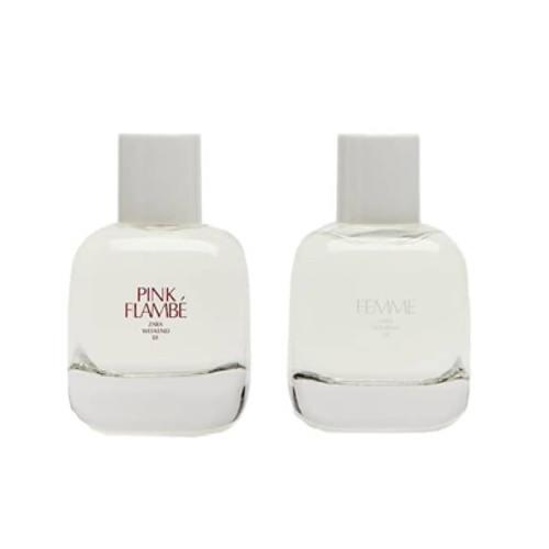 عطر زارا فم و زارا پینک فلامبی (دو قلو) | Zara Femme + Pink Flambe