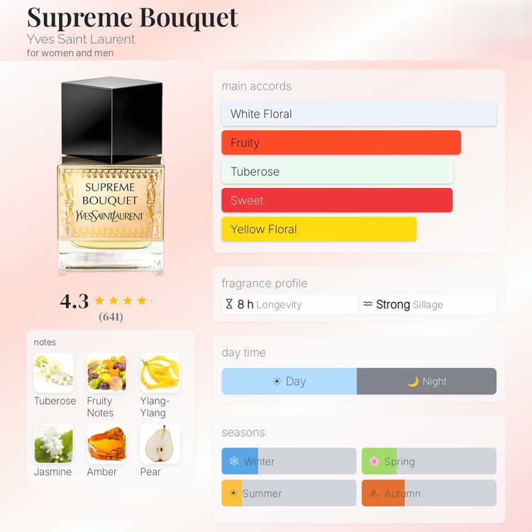 عطر ادکلن ایو سن لورن سوپرم بوکت Yves Saint Laurent Supreme Bouquet