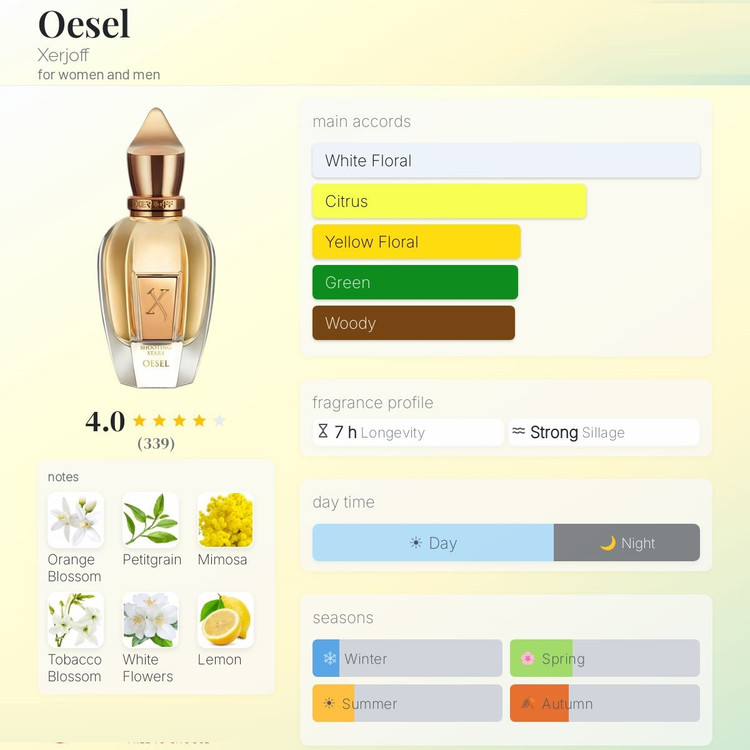 عطر ادکلن زرجف-زرژاف اوسل | Xerjoff Oesel