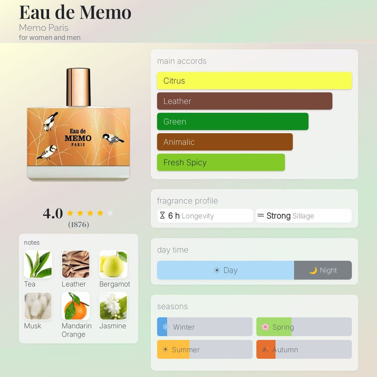 عطر ادکلن ممو ادو ممو | Memo Eau de Memo